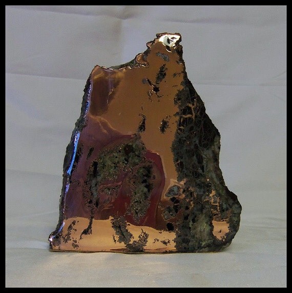 Polished Native Michigan Float Copper Ore Energy Conductor