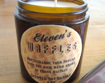 Elevens Waffles - Stranger Things scented soy candle