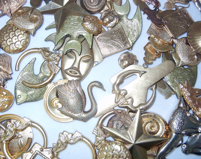 Lot of Brass Charms and Stampings
