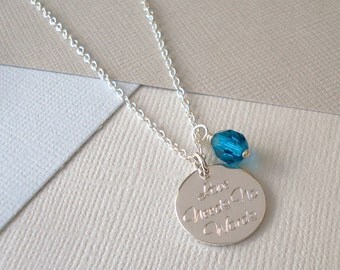 Personalised 'Your Words' Necklace - Large