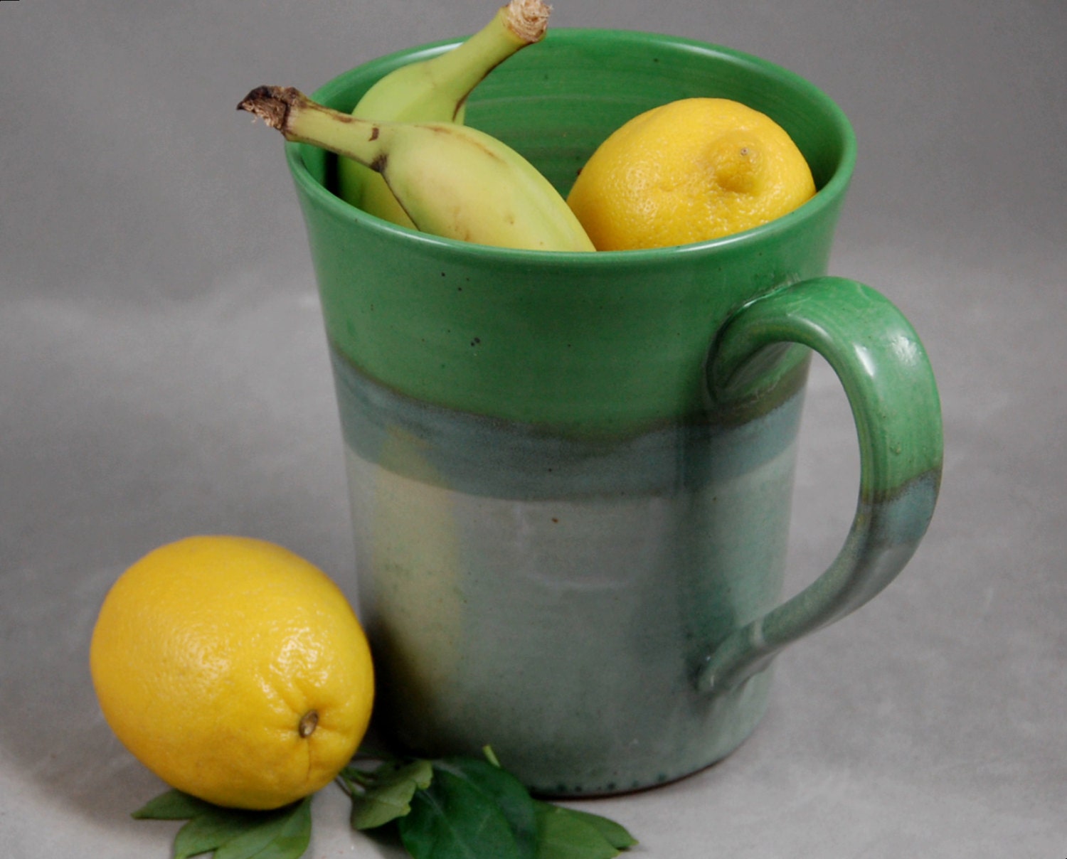 Kitchen Compost Jar in Greens for the EcoFriendly Garden
