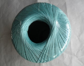 Aunt Lydia's Classic size 10 Crochet Thread Aqua NIP
