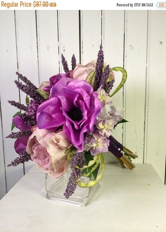 WREATH SALE Wedding Flower Bouquet Bridesmaid by marigoldsdesigns