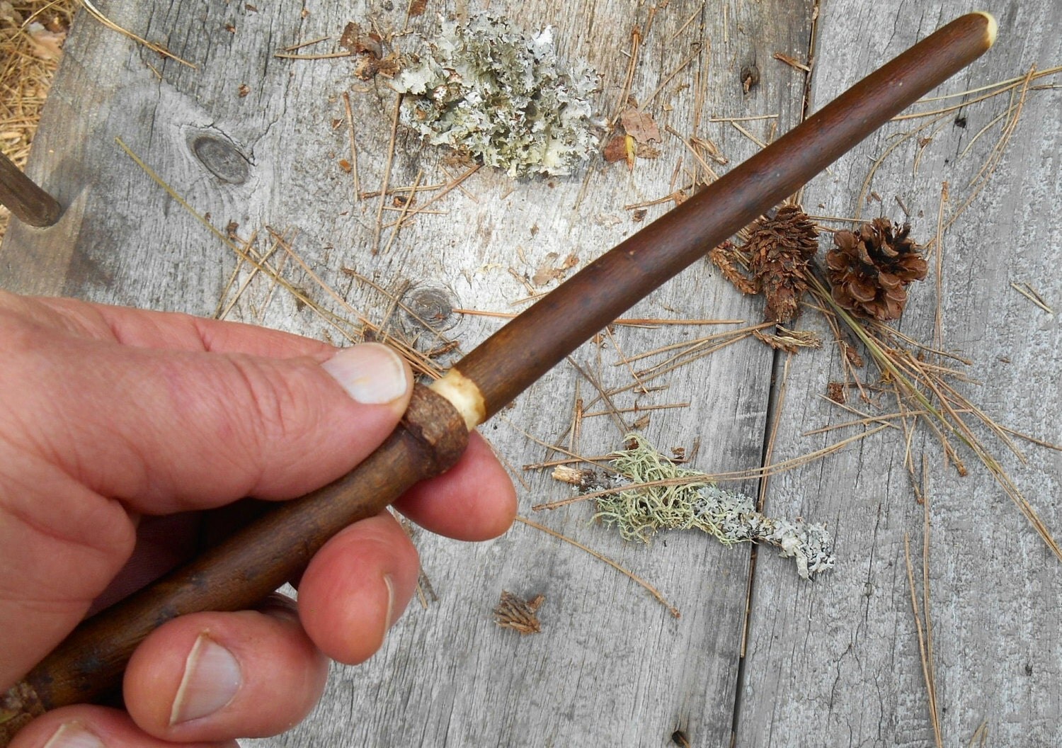 Alder Wand Natural Wood wand FREE US Shipping by bearpawrustics