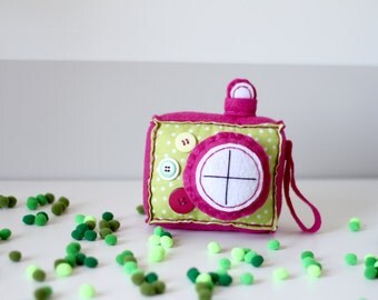 Lucky Lime Plush Camera