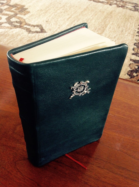 A Game of Thrones Hand Bound Leather Manuscript Book I by brebird