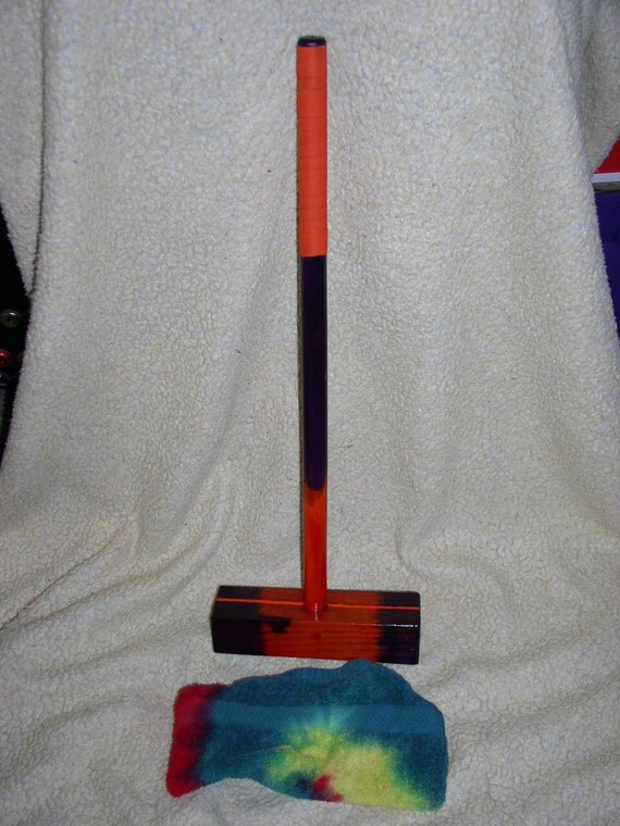 Croquet mallets custom made with rectangular mallet heads.