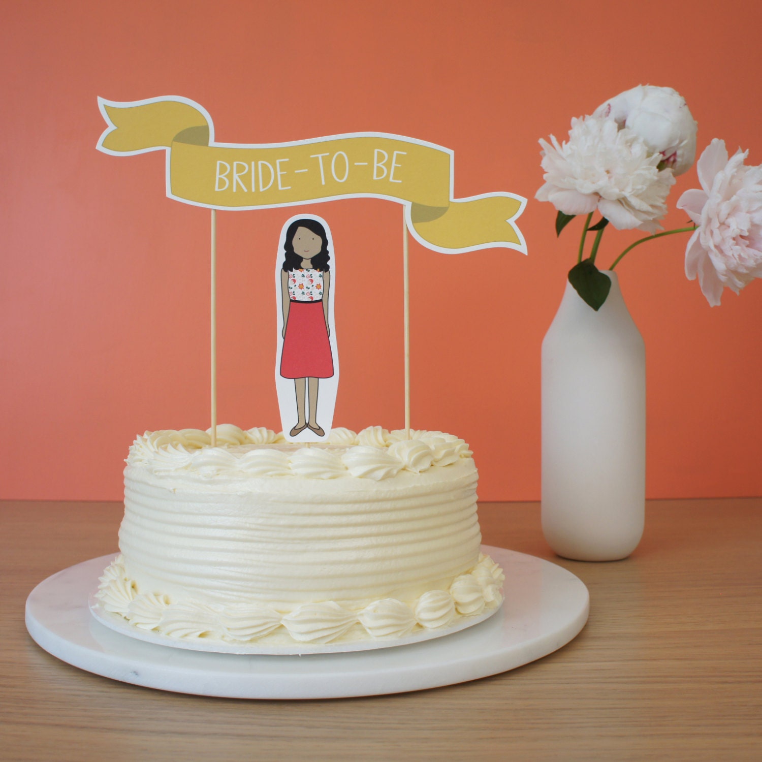 Personalized Wedding Shower Cake Topper Engagement by ReadyGo