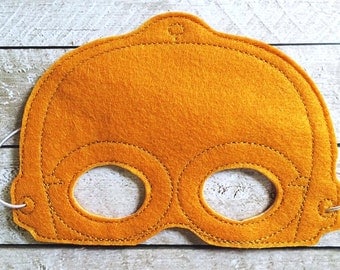 Children's C3PO Droid Star Wars Felt Mask