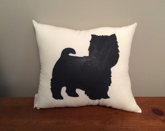 west highland terrier pillow