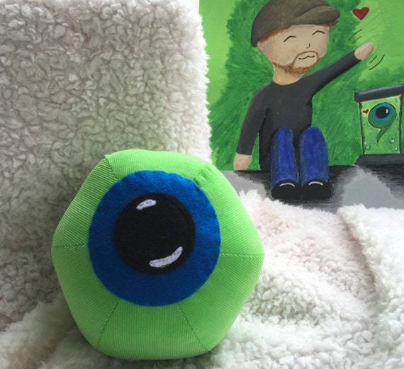 Limited Quantity CORDUROY Jack Septic Eye Plushie 5.5