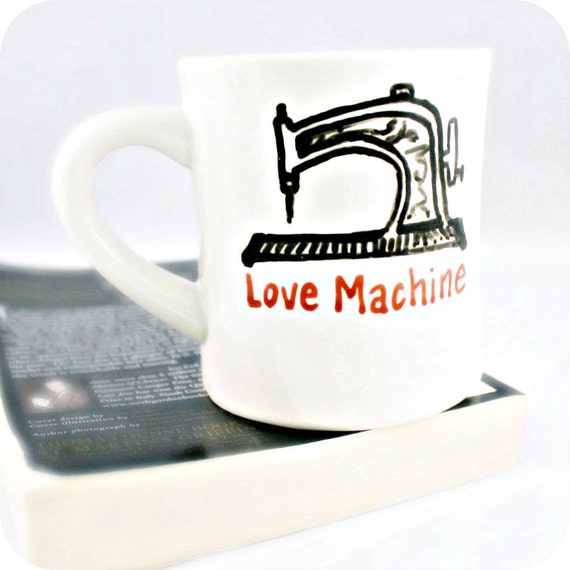 Coffee Mug Sewing Machine Love Machine Tea Cup Funny
