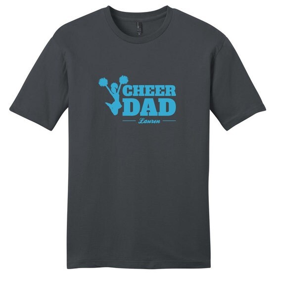 Custom Cheer Dad Men's Personalized Sports T-Shirt