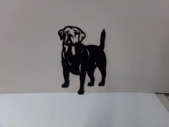 Dog Small Metal Wall Art Silhouette