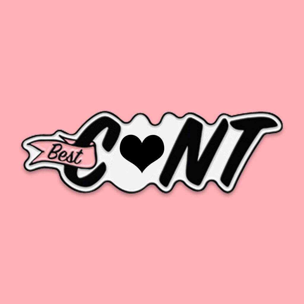 Best Cnt Enamel Pins MATURE by SugarDoilies on Etsy