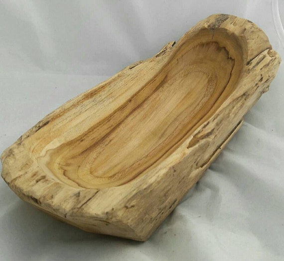 Rustic Handmade Wooden Candy Dish by LeilaniArts on Etsy
