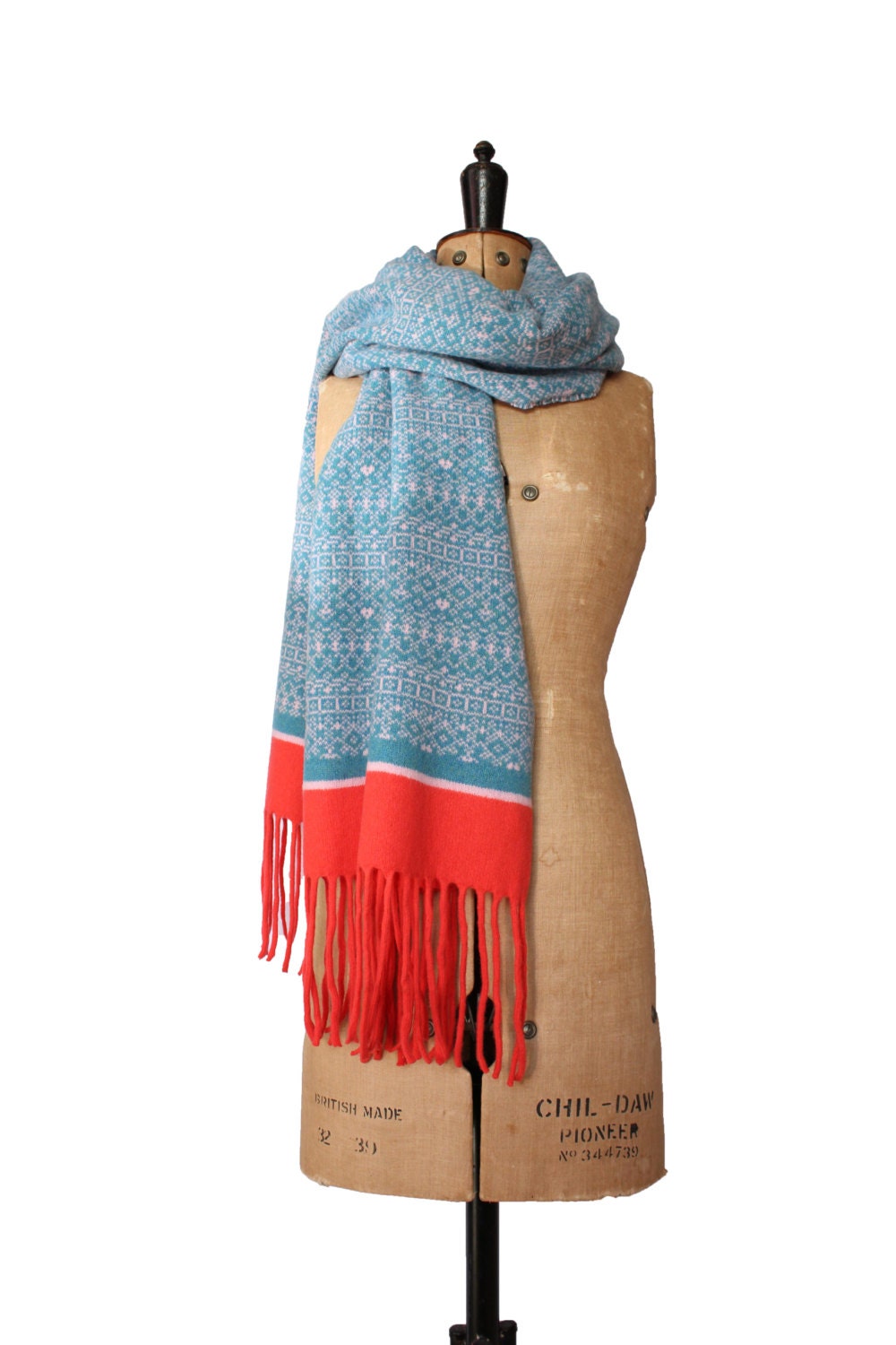 Knitted Wrap Blanket scarf knitted shawl Fair by SuzieLeeKnitwear