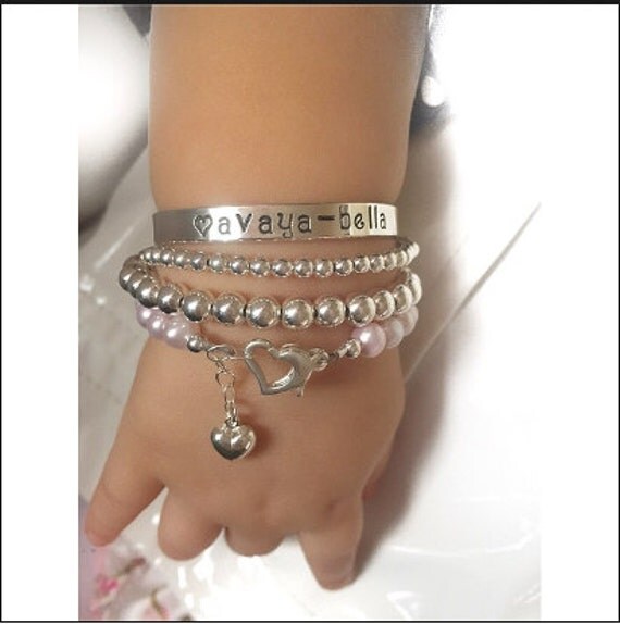 Silver bracelet for girl baby Clearance