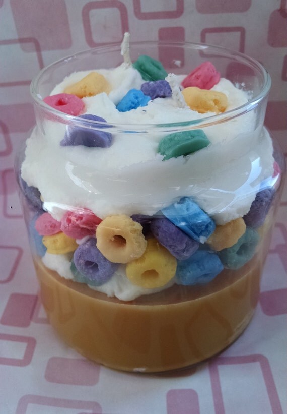 Fruity Loops Bakery Jar Candle Cereal Candle Dessert