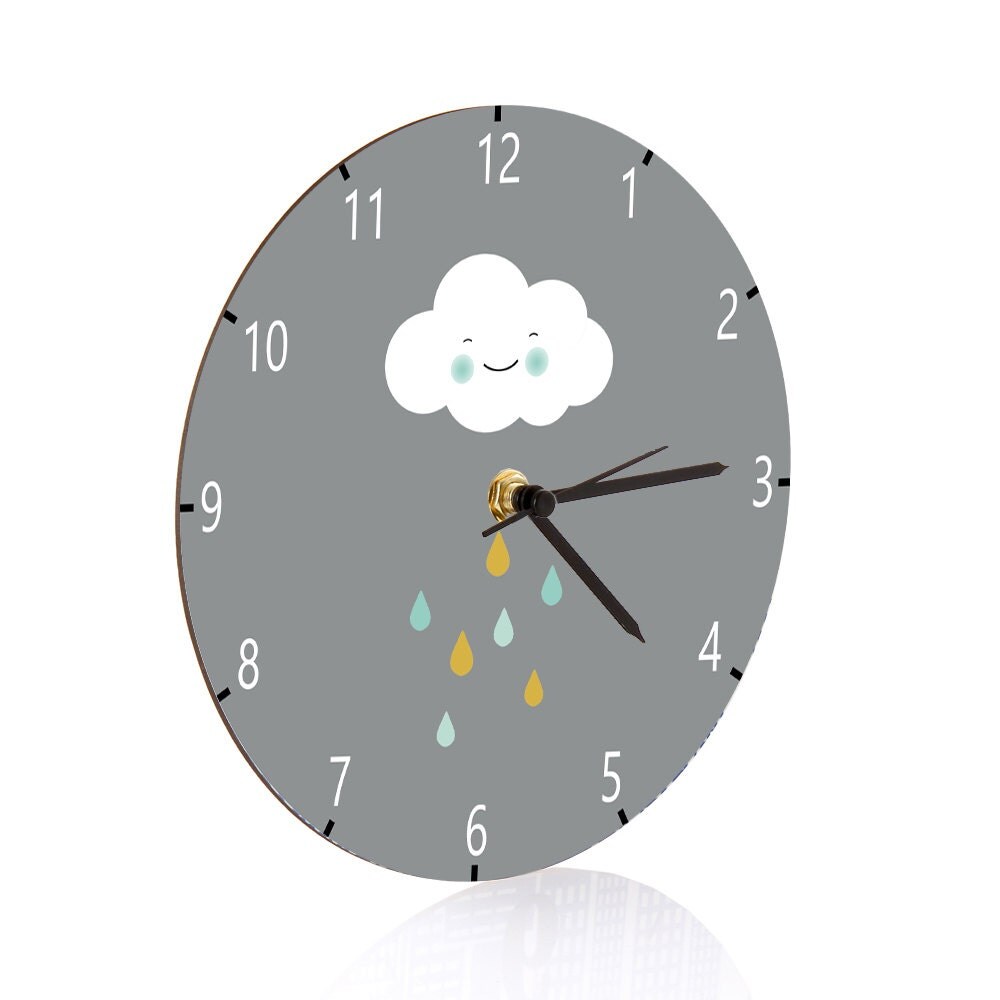Kids Wall Clock Nursery Clock Nursery Wall Clock