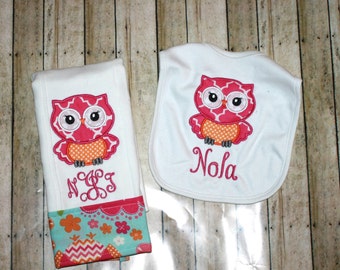 Horse Burp Cloth-Personalized Burp Cloth-Western by AddiesThings