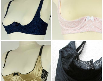 Custom Shelf Bra Quarter cup bra to match with any other item from my shop