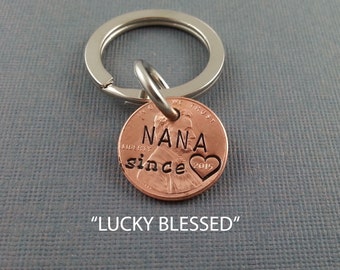 Nana Stamped Penny - Gift for Her - Daughter Gift For - Stamped Penny - Son Gift For - New Nana - Best Nana