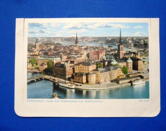 Vintage Stockholm Postcard