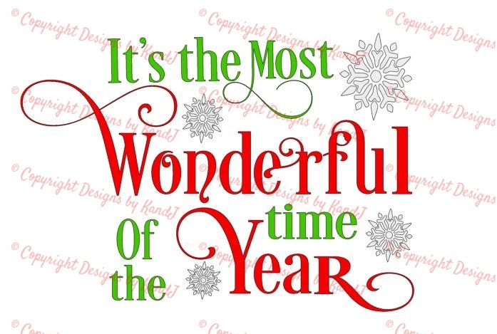 Its the most wonderful time of the year SVG Christmas SVG File