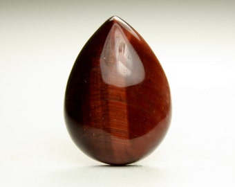 Stunning Red Tiger Eye Teardrop Cabochon