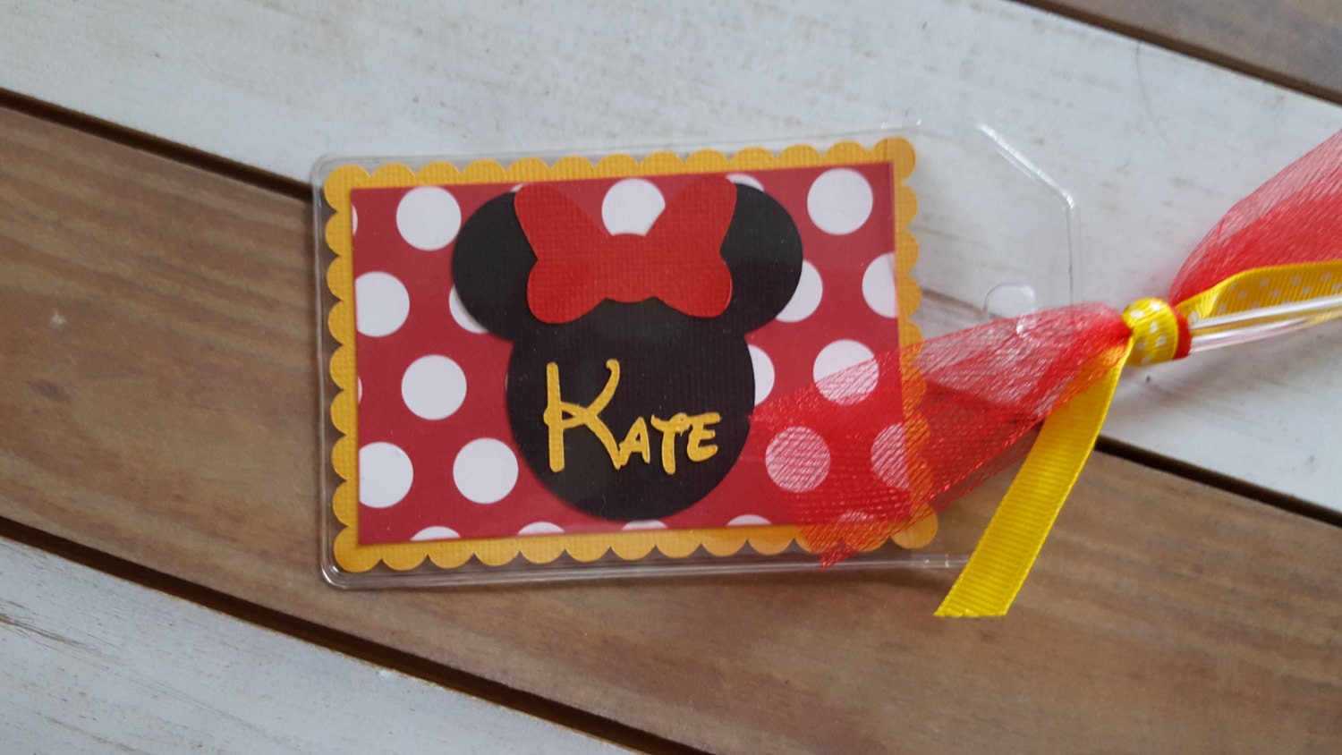Personalized Disney Luggage Tag