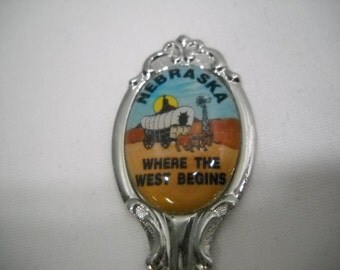 Nebraska Collectible Souvenir Spoon