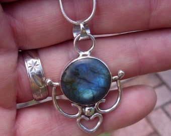 R218--Labradorite Pendant