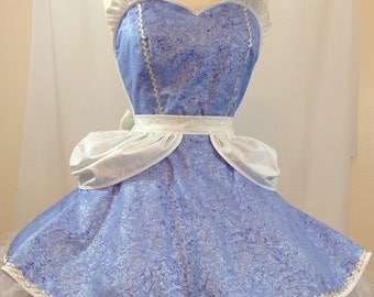 Cinderella Costume Apron, Cosplay Fairy Tale Princess, Disneybound, Woman's Apron