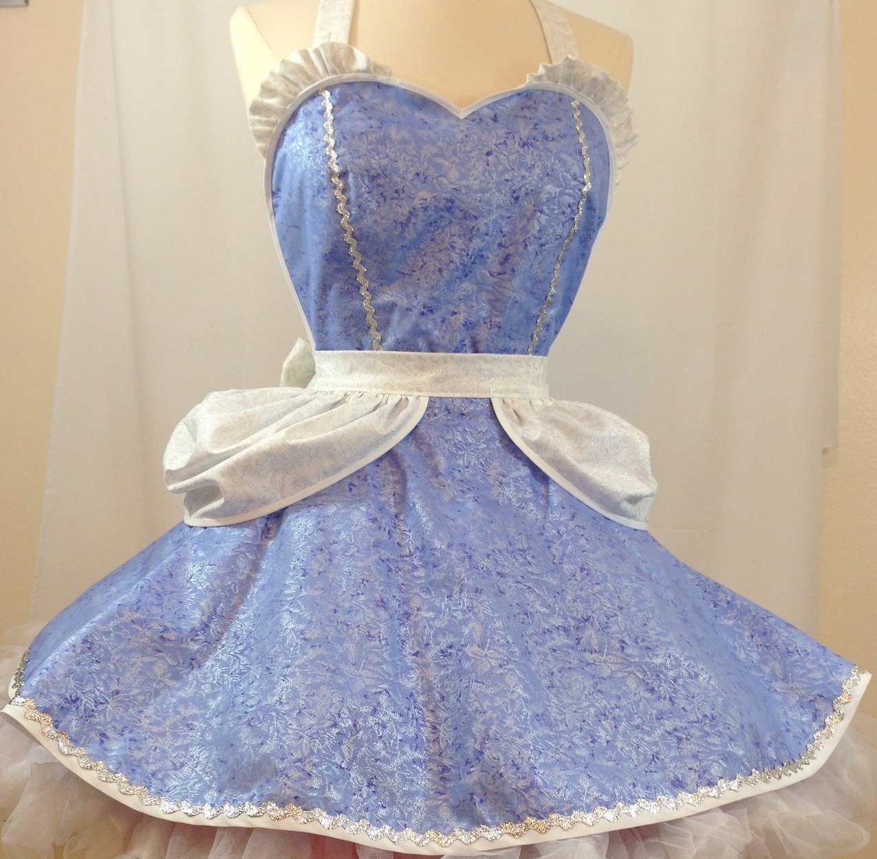 Cinderella Costume Apron Cosplay Fairy Tale Princess