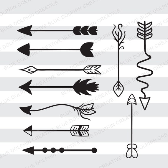 Download Arrows SVG DXF PNG / tribal / boho arrow / Cricut