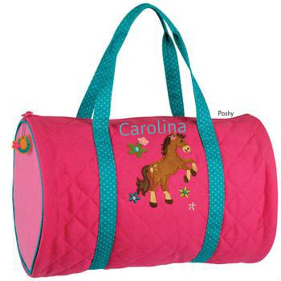 Items similar to Personalized Duffle Bag Stephen Joseph in Horse on Etsy