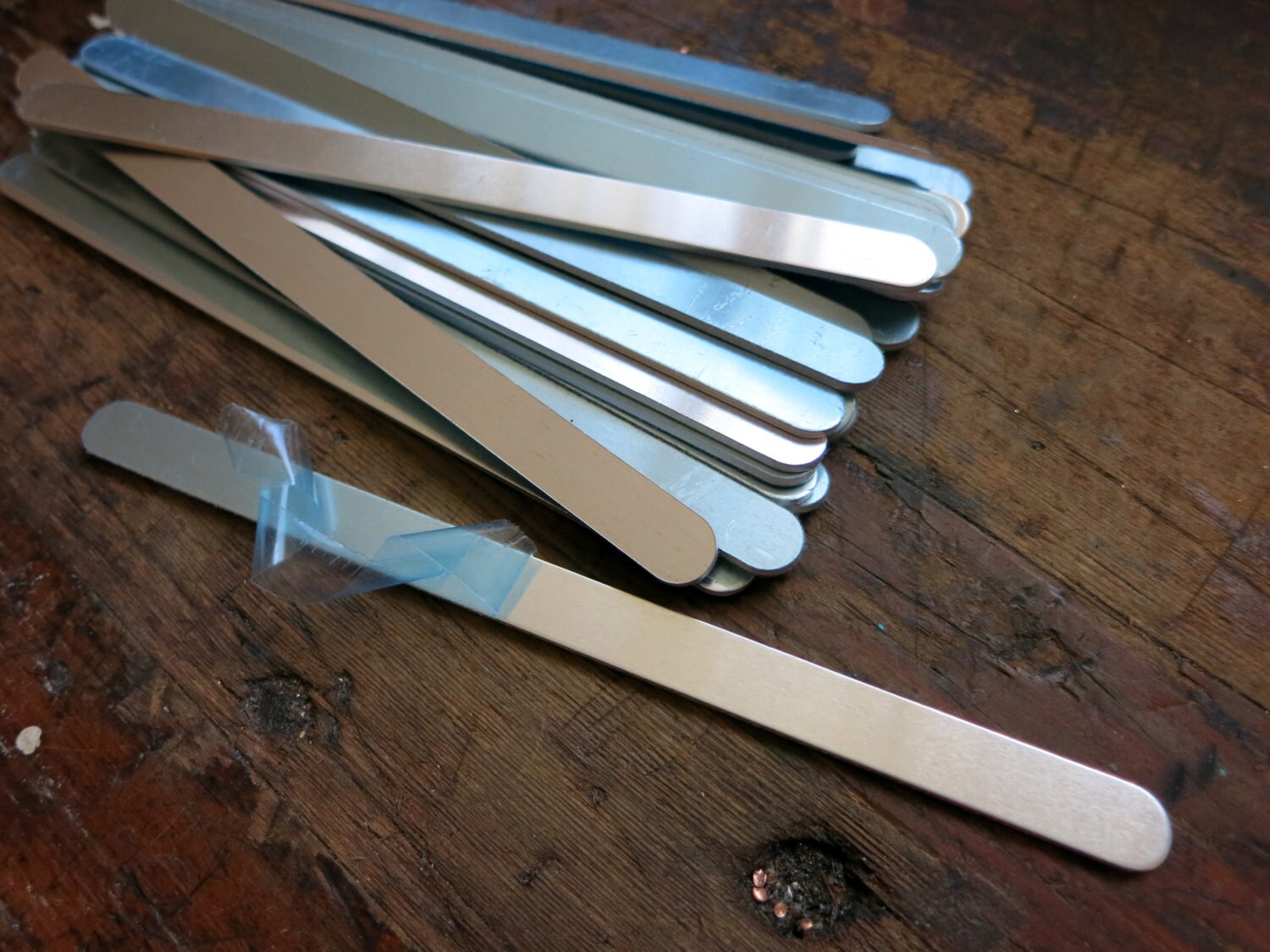 Aluminum Bracelet Blanks 3/8x6 Metal Cuff