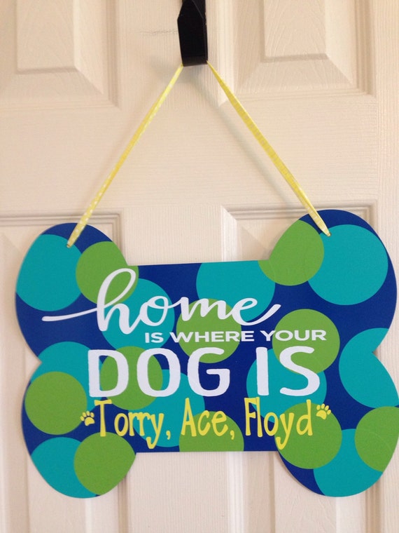 Pet Door Hanger Dog Door Decor by thepaisleypetalvegas on Etsy