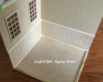 ON SALE!! 1:6 DIY Roombox Diorama Kit for Playscale Blythe Barbie