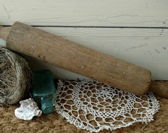 Antique Wood Rolling Pin - Vintage Farmhouse Antiques + Kitchen Tool, Baking Necessity, Gift for a Chef or Cook, Kitchen Decor, Cooking Tool