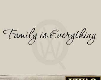 Family Recipe Wall Decal Vinyl Wall Art Decal Quote Kitchen