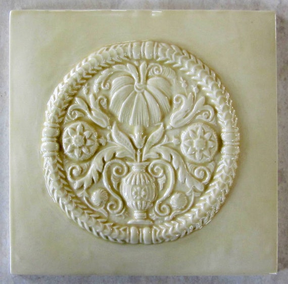 6x6 Ceramic Accent tile ButterMold tile in Country Blue