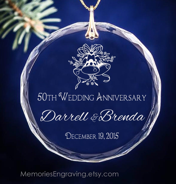 50th golden wedding anniversary christmas ornament keepsake 50th golden wedding anniversary christmas ornament keepsake