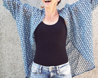 Kimono Cardigan PDF Sewing Pattern - The Venus Kimono Pattern