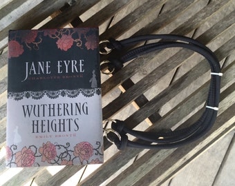 Jane Eyre and Wuthering Heights - Bronte - Book Purse - handbag - Made to Order