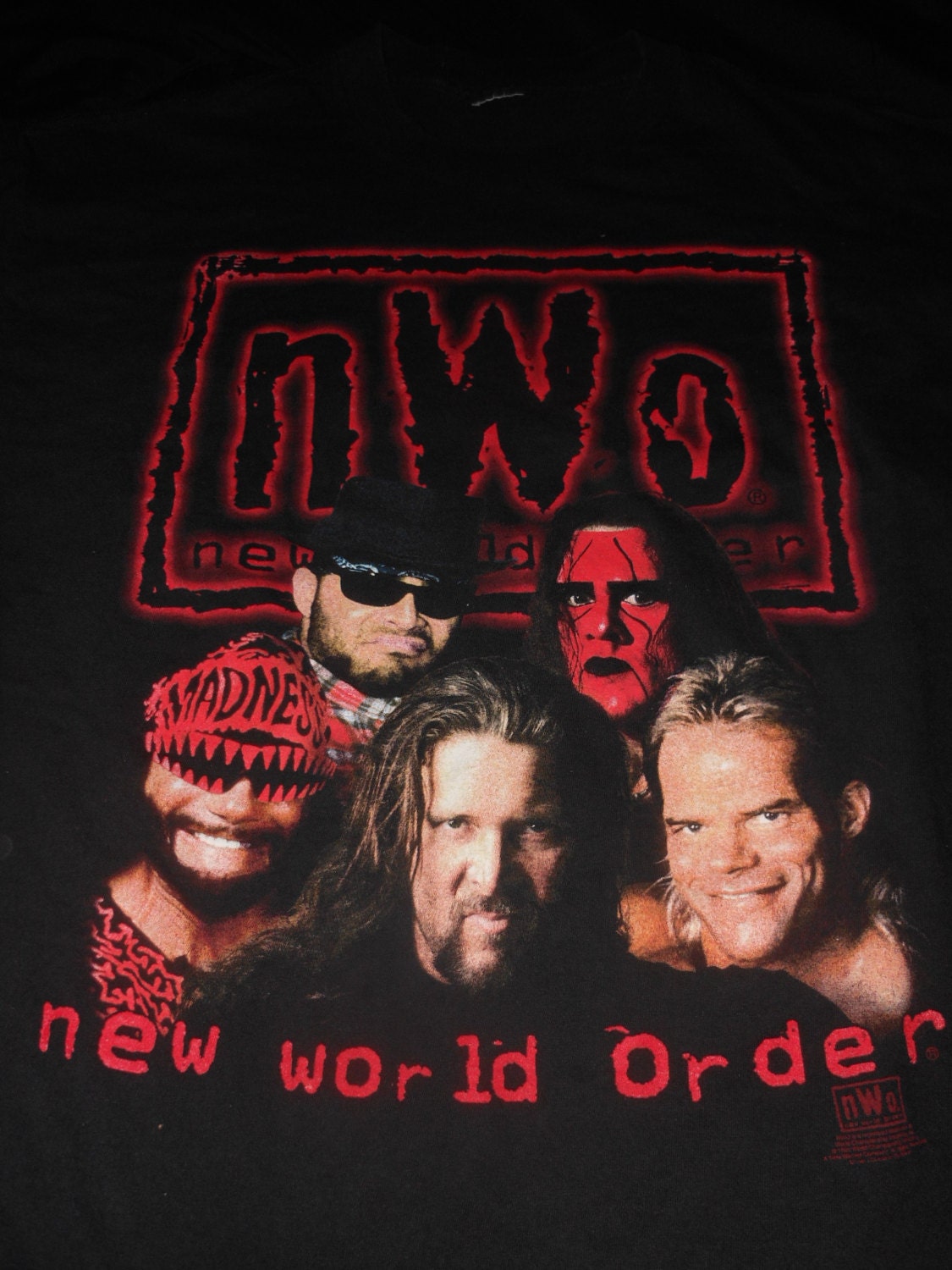 NWO Wolfpac wrestling t shirt wcw Sting Kevin Nash Lex