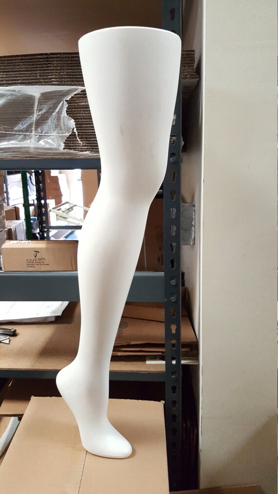 Plastic Leg Mannequin Form by Jennisan on Etsy