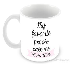YAYA Mug with Choice of 4 Mug Types and Colors