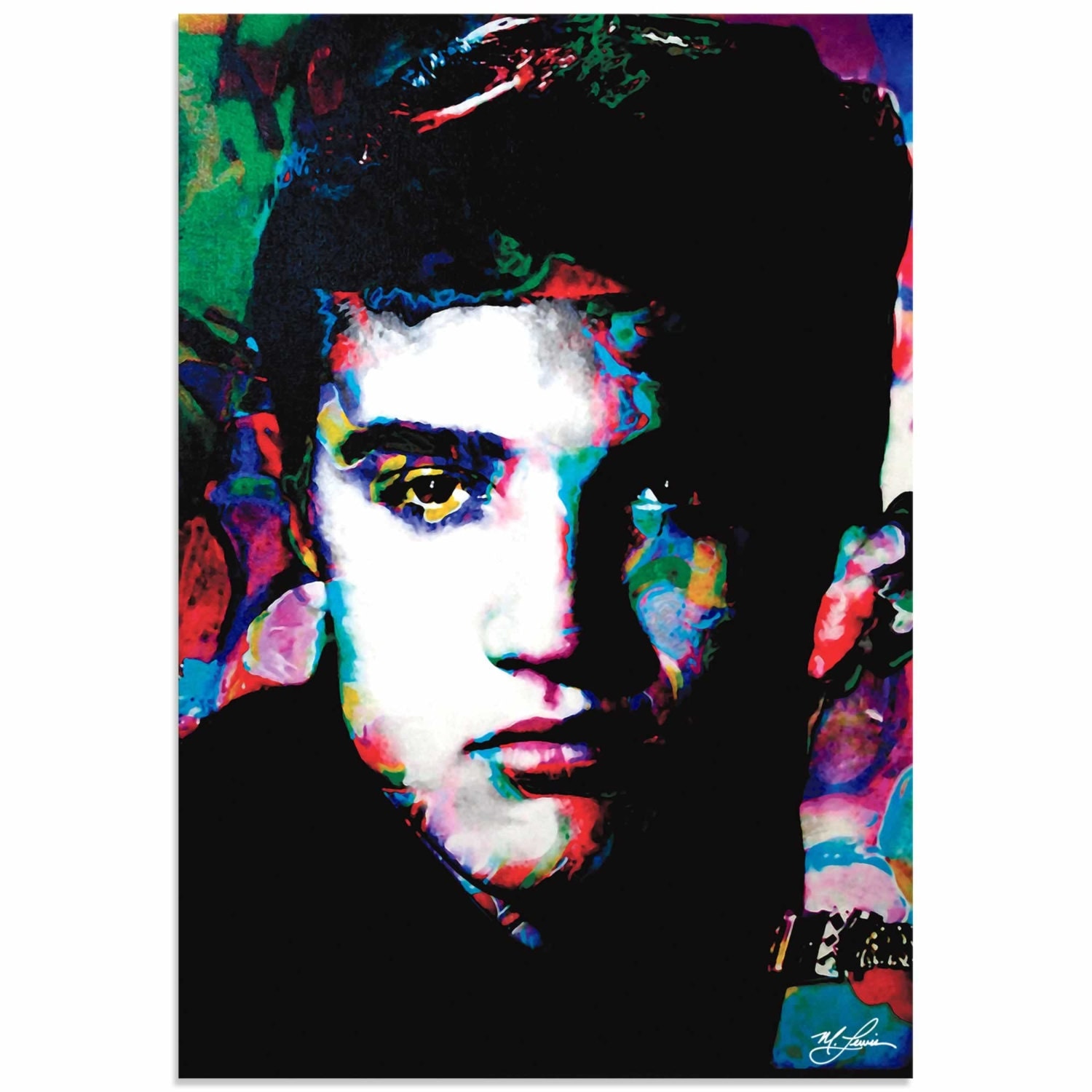 Pop Art 'Elvis Presley Electric Ambition' by Artist